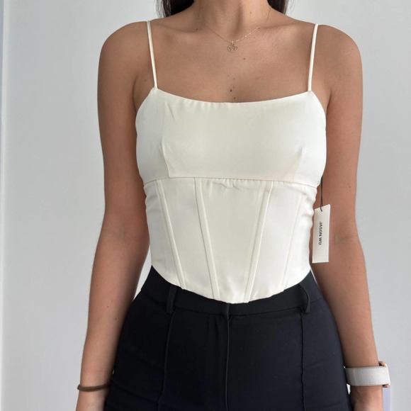 NWT Jason Wu Silky Satin corset - Picture 3 of 6